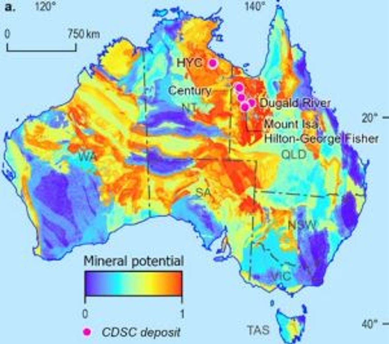 Mindat Map Mineral Potential Mapping | EFTF