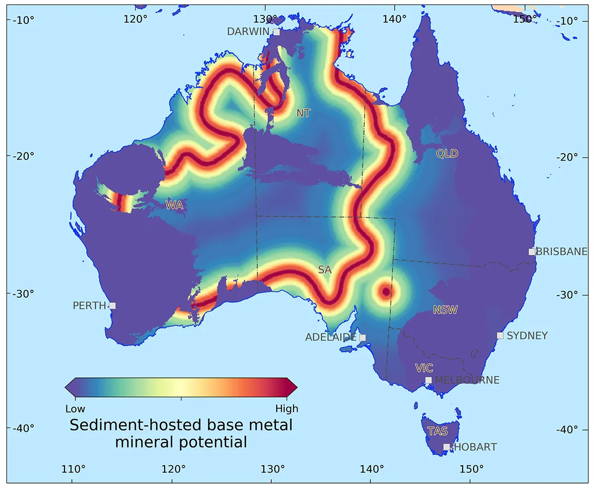 Due to the limited audience of this diagram and its complexity, no alternative description has been provided. Please email clientservices@ga.gov.au