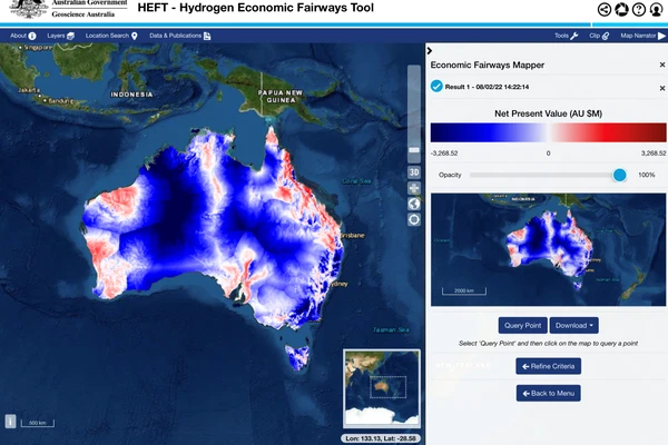 Hydrogen Economic Fairways Tool (HEFT)