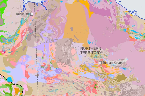 Solid geology mapping