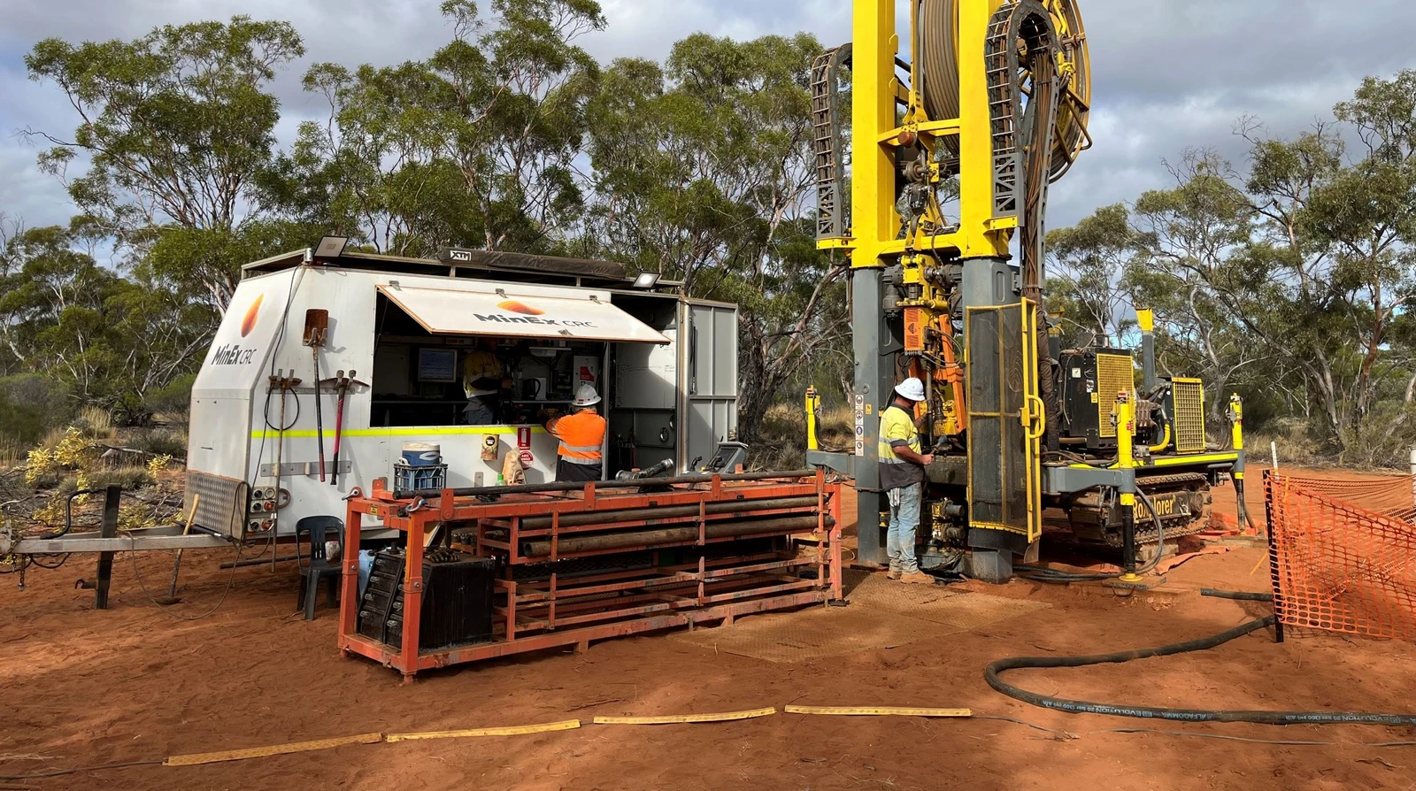 At the Delamerian Margins drilling site 