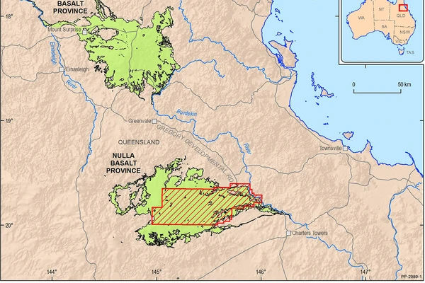 Upper Burdekin LiDAR survey area in northern Queensland. The survey data has helped better understand the groundwater resources in the region and guide future developments